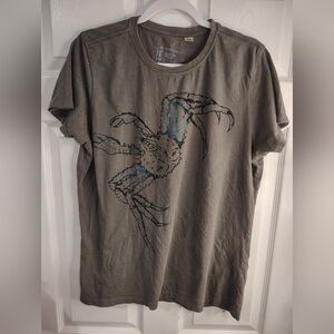 Men's Gray Graphic T-Shirt